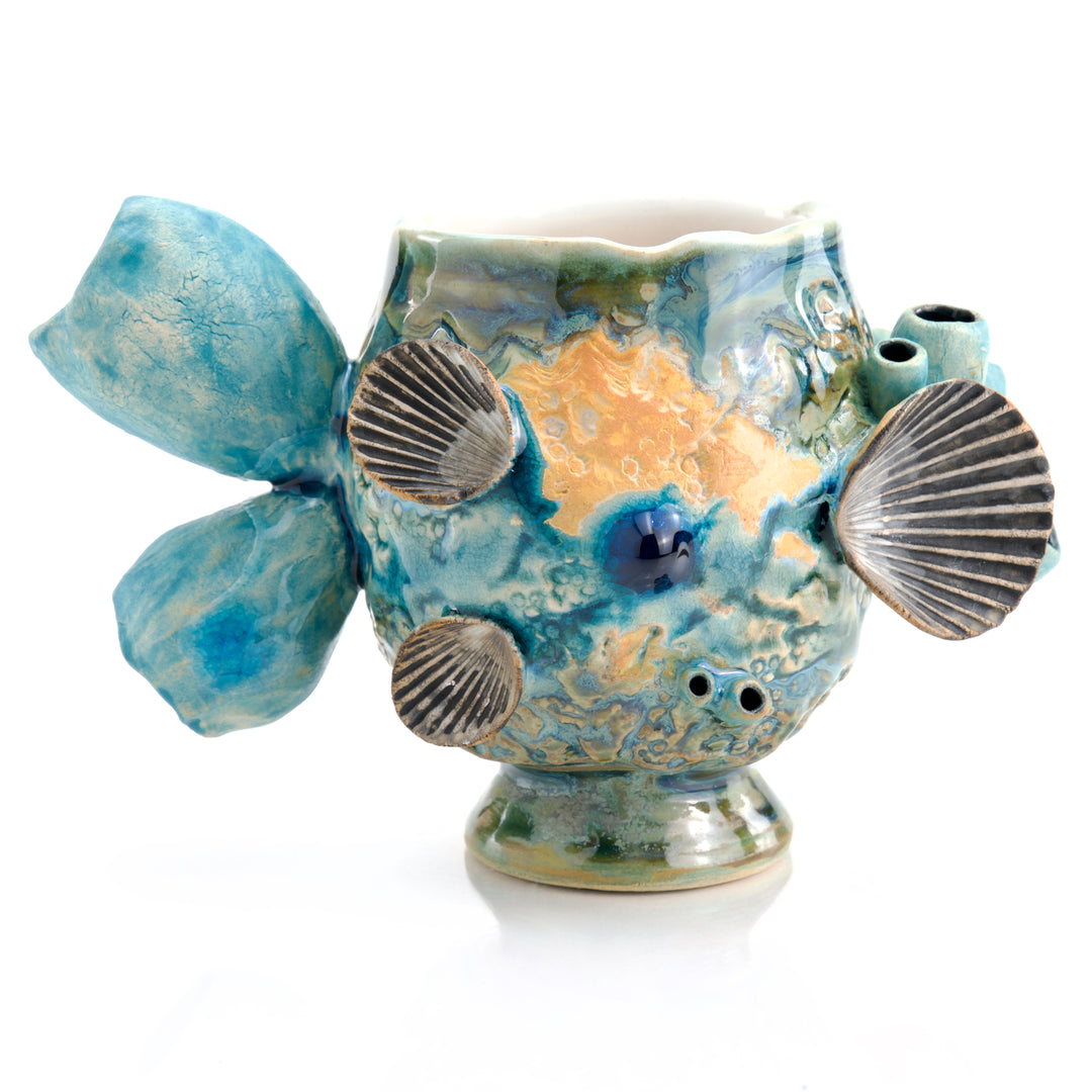 Barnacle Cup 12 oz - Sea Foam Green