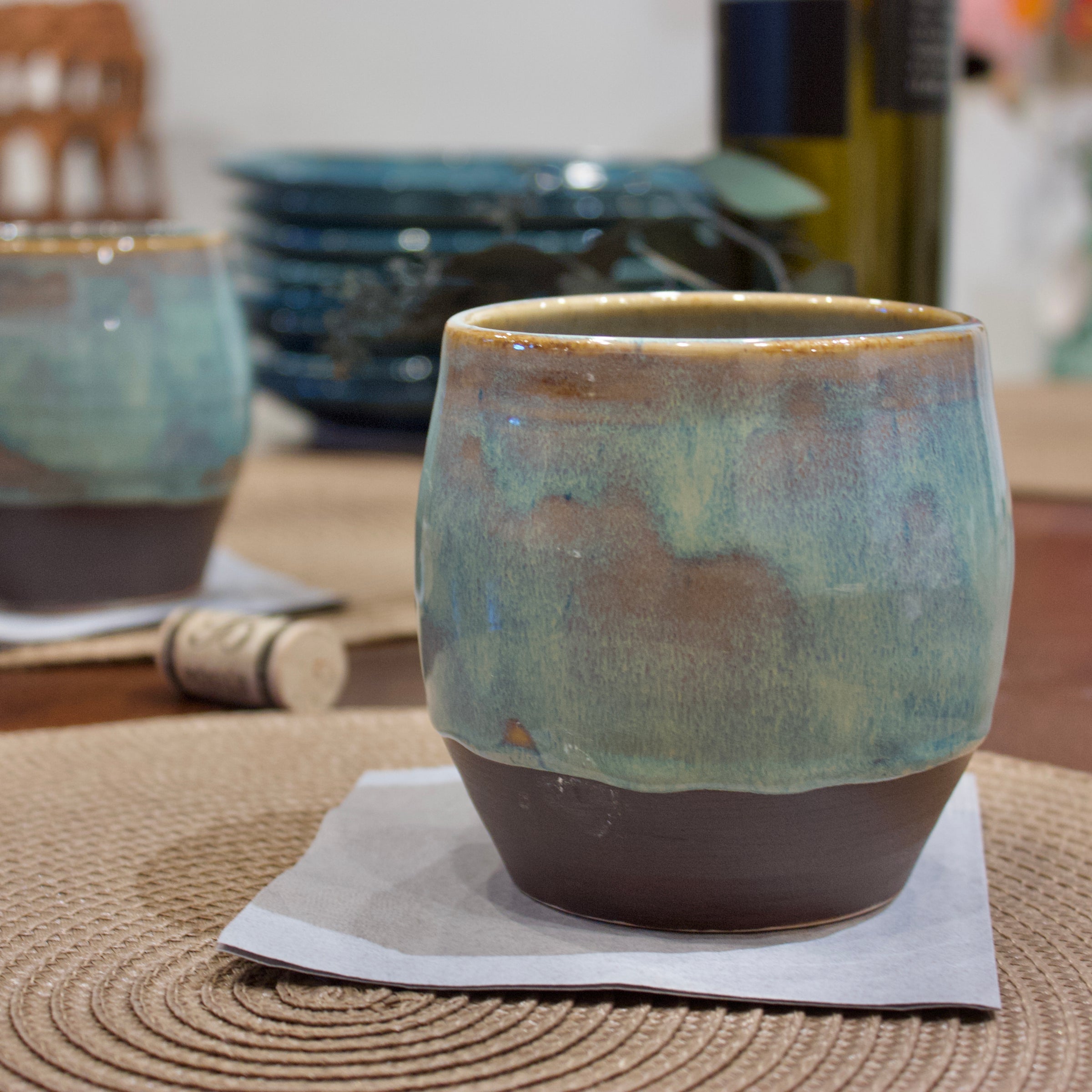 Wine / Sipper Set - Meghan Bergman Ceramics