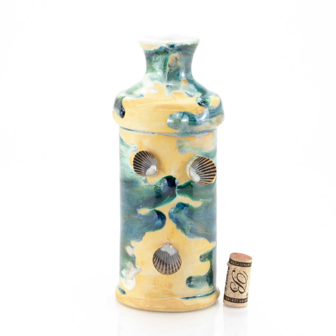 Ceramic Vase - Sea Foam Green