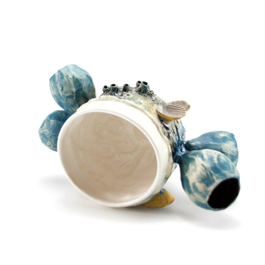 Ceramic Cup 12 oz | Low Tide Barnacle Cup - Meghan Bergman Ceramics - Handmade Pottery & Ceramic Fine Art in Kennett Square, PA