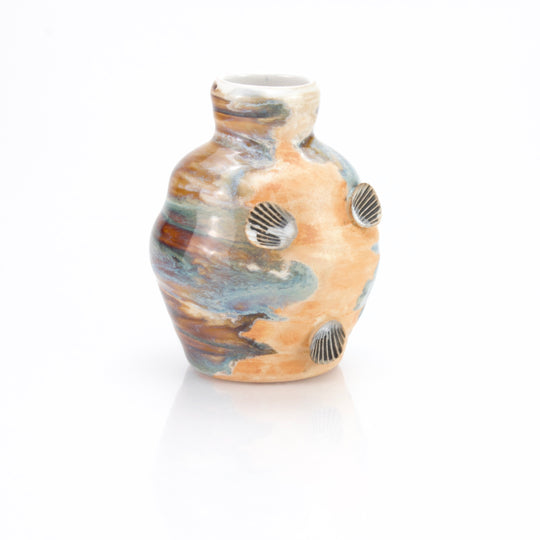 Sea Shell Vase - Oyster Pearl