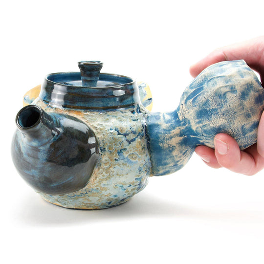 Meghan Bergman Ceramics | Barnacle Teapot | Yokode Kyusu - Japanese style side handled teapot