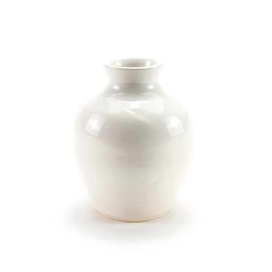 Ceramic Vase | White Bud Vase - Meghan Bergman Ceramics - Handmade Pottery & Ceramic Fine Art in Kennett Square, PA